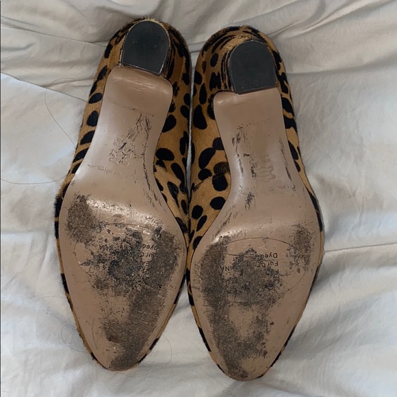 🖤Via Spiga Pumps Cheetah Fur Faux 🧡 - Picture 4 of 4